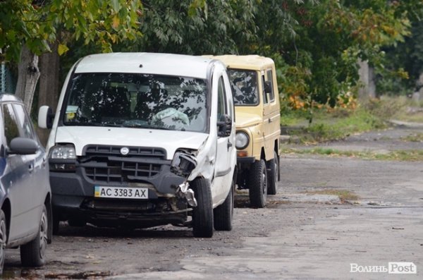 У Луцьку на Львівській ДТП: не розминулись «Opel» та «Fiat»
