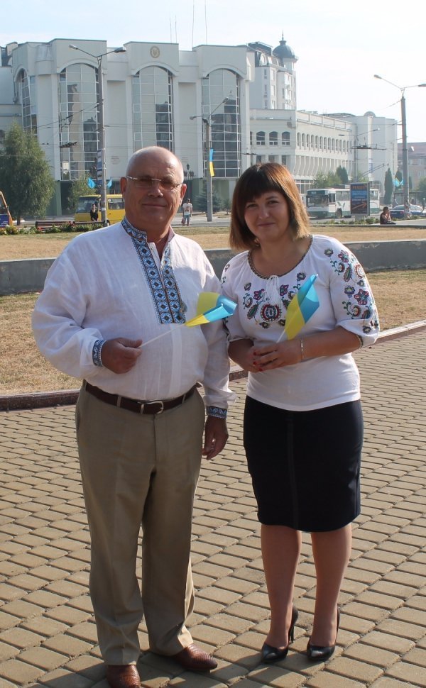 Державний Прапор на Волині підняли учасники АТО