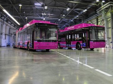 Показали, як «купають» луцькі тролейбуси у Кременчуку. ВІДЕО