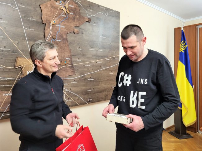 Був у полоні 7 місяців: у Ковелі зустріли капітана Георгія Крушельницького. ФОТО