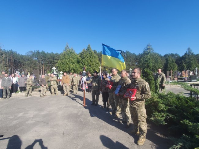 На Волині попрощалися з Героєм Володимиром Лисковцем