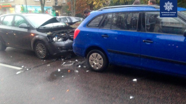 У Луцьку за день трапилось 10 аварій