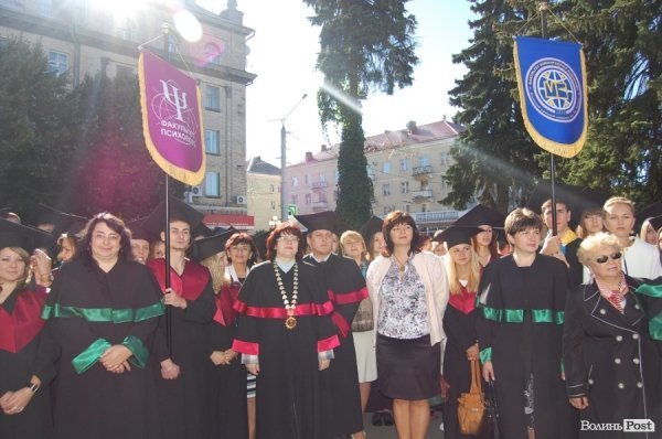 У Луцьку – посвята в студенти «європейського» вишу. ФОТО