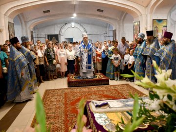 Як у луцькому храмі відзначали свято Успіння Пресвятої Богородиці. ФОТО