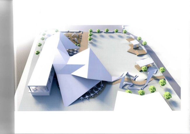 Показали проект благоустрою території біля луцького парку. ФОТО