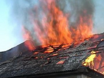 На Волині горів житловий будинок