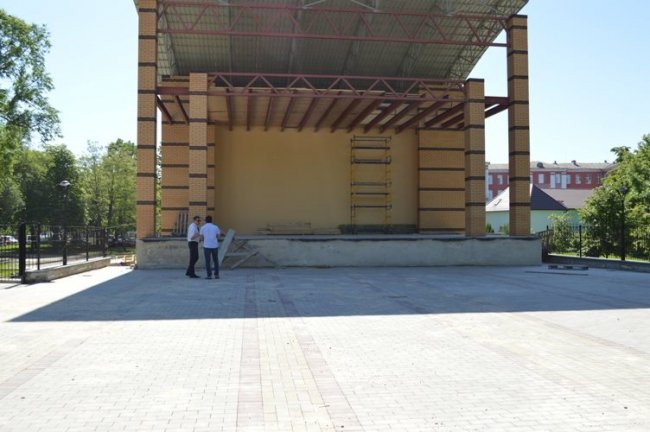 У Ковелі закінчують будівництво комплексу під відкритим небом. ФОТО