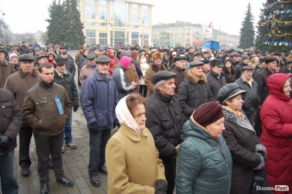 Народне віче в Луцьку. ФОТО