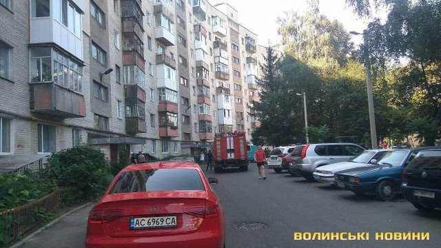 У Луцьку зранку горіла квартира. ФОТО