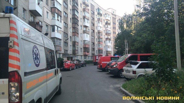 У Луцьку зранку горіла квартира. ФОТО