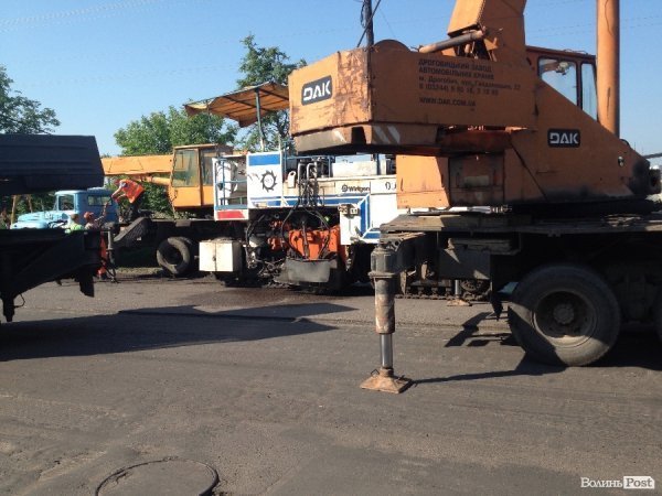 У Луцьку перекрили дорогу. ФОТО