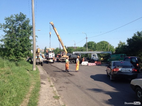 У Луцьку перекрили дорогу. ФОТО