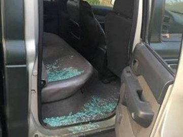 На Волині пошкодили авто, яке волонтери хотіли відправити бійцям