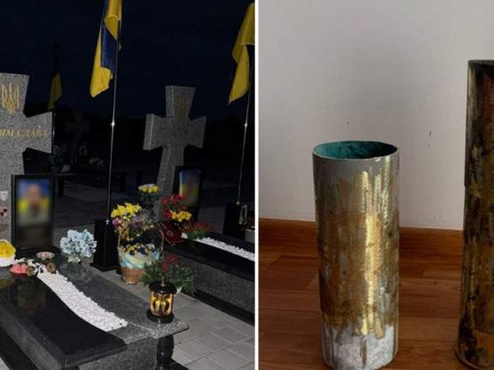 На Рівненщині чоловік вкрав гільзи з могил військових і продав їх