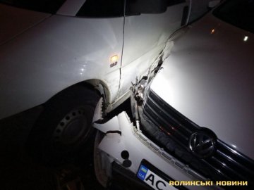 У Луцьку зіткнулися Fiat та Volkswagen. ФОТО