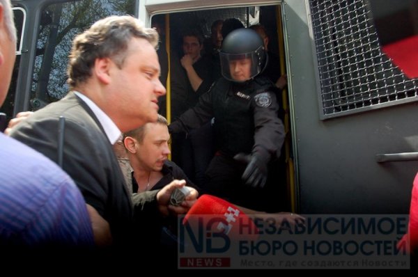 У Києві затримали учасників маршу профспілок. ФОТО