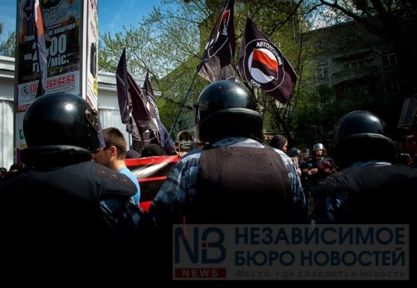 У Києві затримали учасників маршу профспілок. ФОТО