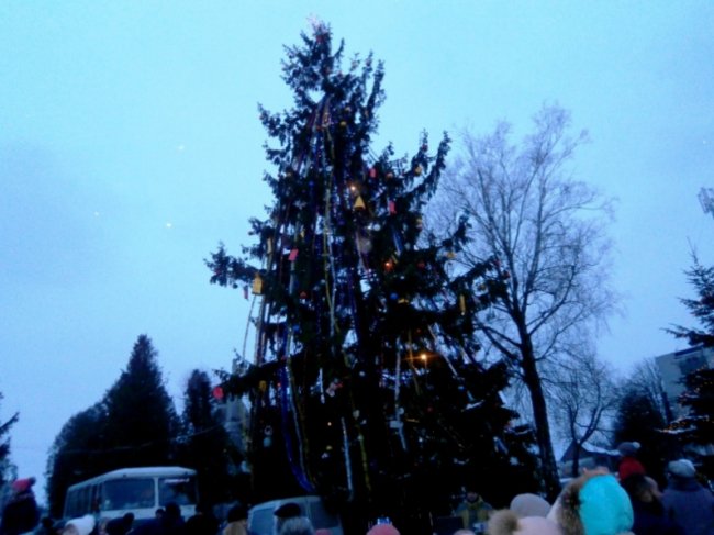Головні новорічні ялинки Волині. ФОТО