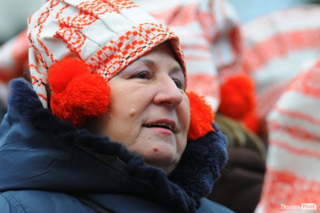 Обличчя різдвяних гулянь у центрі Луцька. ФОТО