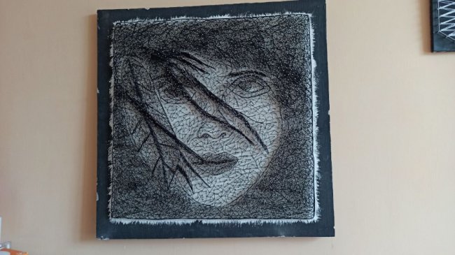 У волинській школі виготовляють унікальні картини з цвяхів та ниток. ФОТО