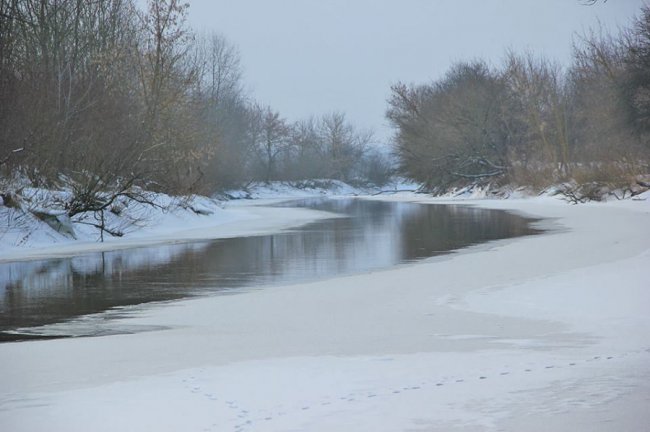 Казковий Стир скувало кригою. ФОТО