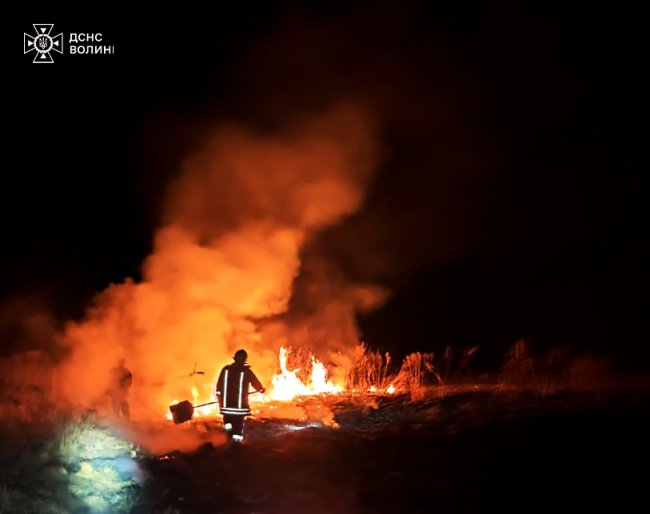У Луцьку загорілася дровітня: вогонь перекинувся на сусідню господарську будівлю