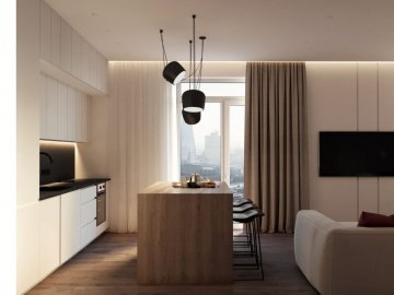 Як облаштувати квартиру з вільним плануванням. Приклад дизайну в ЖК «StyleUP»*