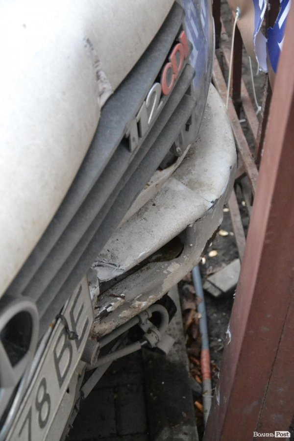 У Луцьку - потрійна аварія. ФОТО