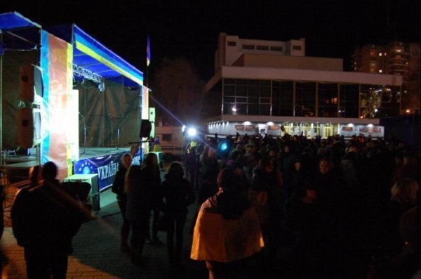 Третій день Нового Майдану у Луцьку. ФОТО