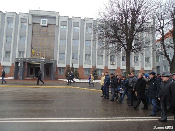 Хода до «площі Героїв Майдану» в Луцьку. ФОТО. ВІДЕО
