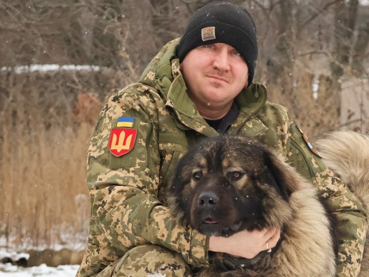 Подарували побратими: боєць волинської бригади несе службу разом із 60-кілограмовою вівчаркою