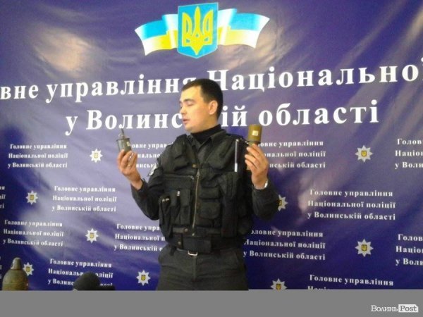 Колекція вибухівки волинських правоохоронців. ФОТО