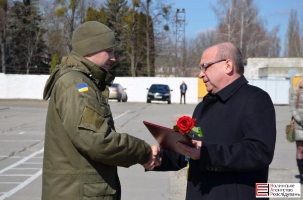 У Луцьку вітали нацгвардійців. ФОТО