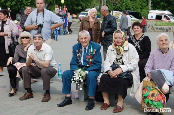 У Луцьку – святковий концерт до Дня Перемоги. ФОТО