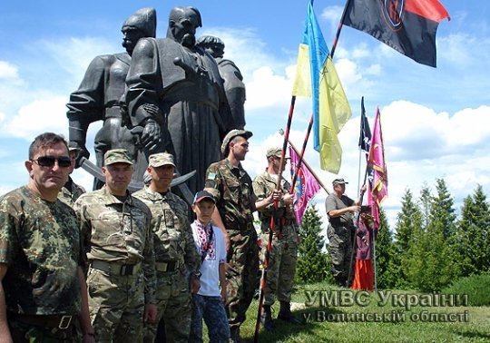 Бійці Волині навчали патріотичності школярів. ФОТО