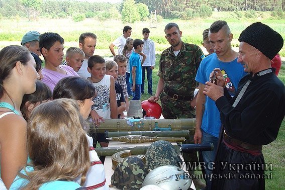 Бійці Волині навчали патріотичності школярів. ФОТО