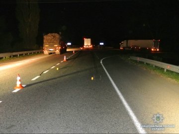 Аварія на Волині: фура на смерть збила пішохода