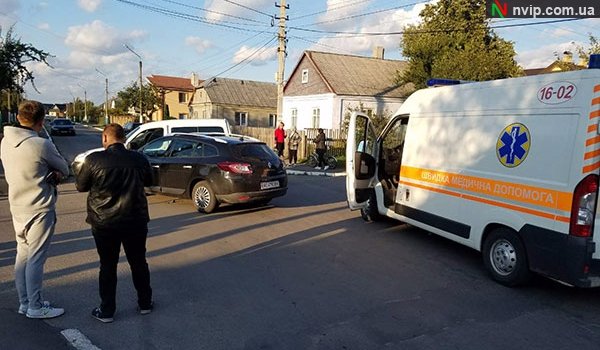 На Волині – аварія на перехресті