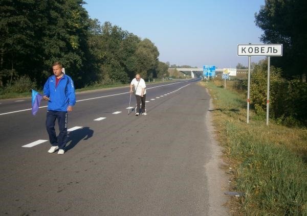 72-річний волинянин долає новий марафон. ФОТО