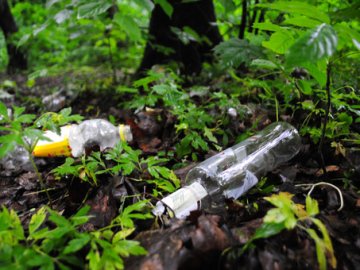 Волинські лісівники зловили понад сотню нечупар, які розкидали сміття