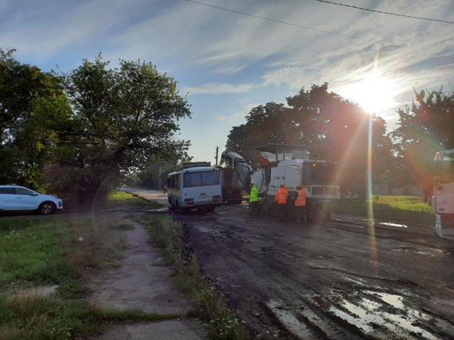 На дорозі Рожище – Сокіл розпочали ремонт. ФОТО