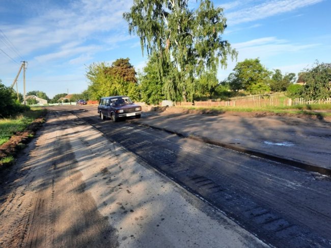 На дорозі Рожище – Сокіл розпочали ремонт. ФОТО