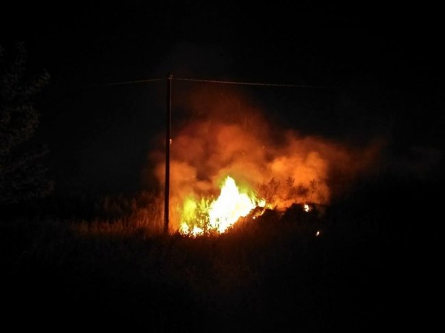 Поблизу Нововолинська – пожежа на сміттєзвалищі