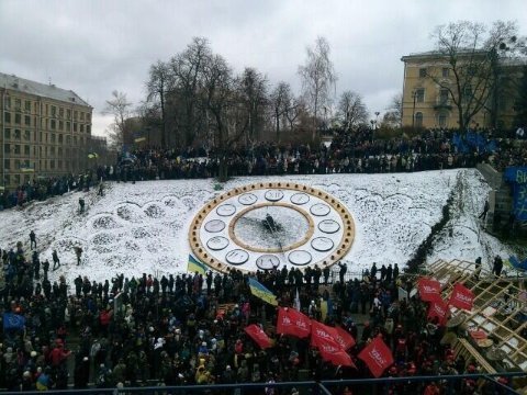 Початок «Маршу мільйону» в Києві. ФОТО