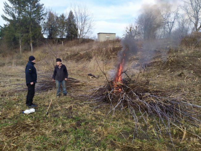На Волині ловили паліїв сухої рослинності