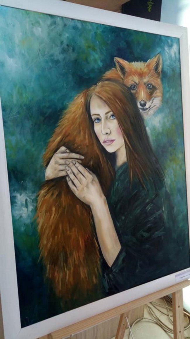 У луцькому ЦУМі – виставка картин відомої художниці. ФОТО