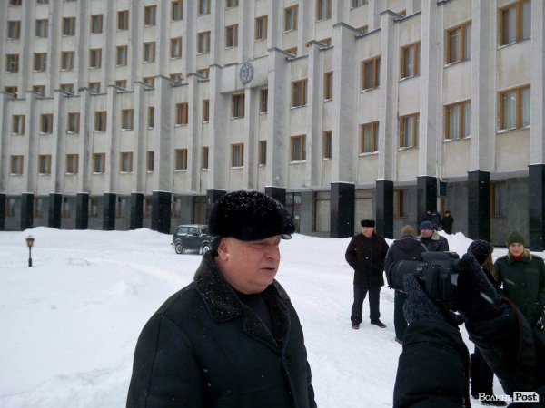 «Ми не порушники»: волинські лісівники влаштували акцію під Волиньрадою