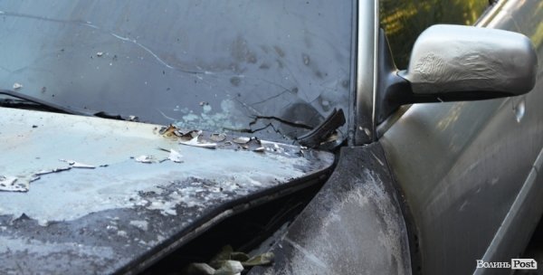 У Луцьку згорів автомобіль. ФОТО