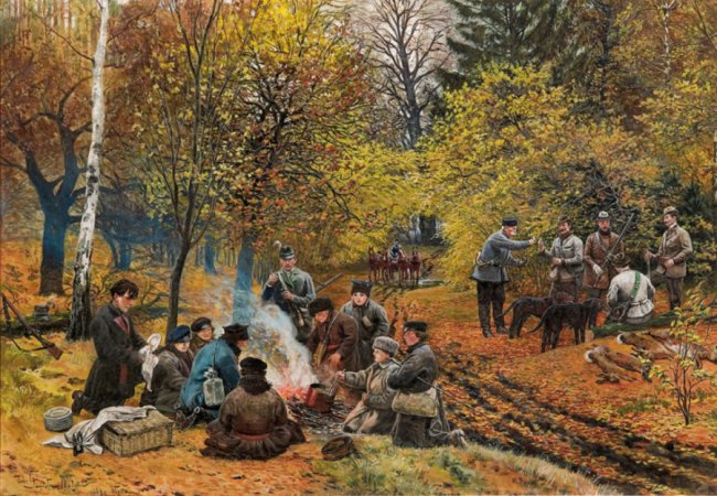 Як зображували волинських мисливців сторіччя тому. ФОТО