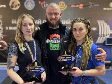 Волинські спортсменки на турнірі з жиму лежачи вибороли два «золота». ФОТО